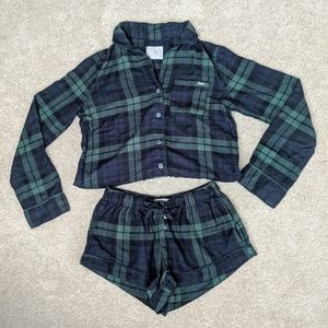 Abercrombie & Fitch Plaid Pajama Set
